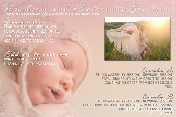 newborn maternity pricing session 3